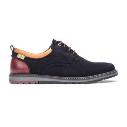 Men's Pikolinos BERNA Lace Up Shoes Dark Blue | NZ M57Q830